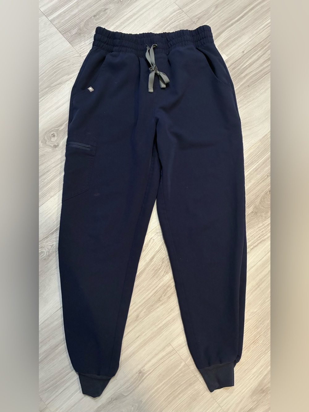 Figs womens‎ Jogger Pants in Navy Blue with Drawstring